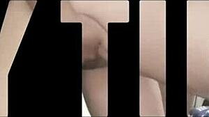 Asian Housewife and Husband in Hotel After Party