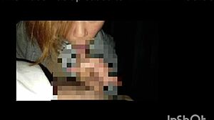 Amateur japanese couple enjoys outdoor blowjob and handjob session