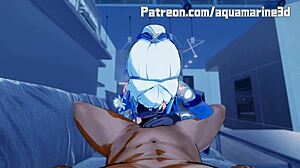 Jingliu Gets Nailed in Living Room Hentai Action! 🔥🎮