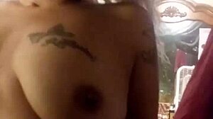 this husband and wife are making love in their amateur video