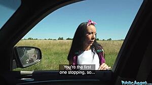 Public agent, want to bang her for quick cash?