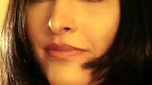 she sways gently, heating up with every erotic dance move