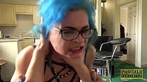 pascalssubsluts - alt chick caitlin minx gets hammered by master in rough bondage