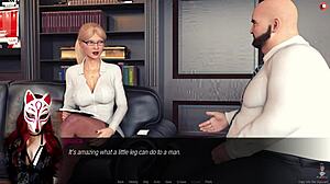 john ep 17 - news reporter wears stockings in outdoor setting