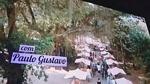 My college friend invited me to the cinema, but we ended up having wild sex instead.