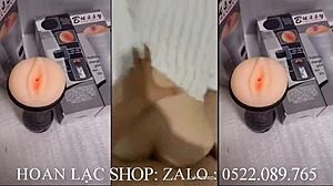 Vietnamese girl bent over for doggystyle, contact via Zalo 0522 089 765.