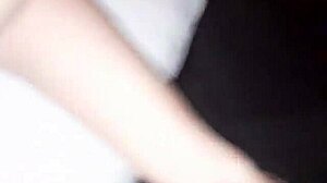 what's this naughty white girl doing in the motel?