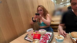 stopped for lunch but trix mendes wanted to fuck