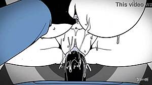 mime and dash in a hot threesome scene