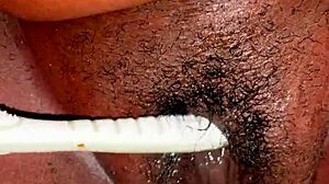 nookiescookies pussy cums from toothbrush fingering repeatedly 😍
