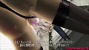 Watch Her Squirt with Dildo Underpass Masturbation!