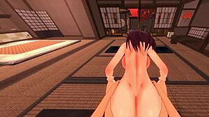 pov ayane shirakawa enjoys playing with huge dick