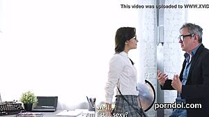 Is This College Girl Ready To Be Drilled By Her Elder Teacher?