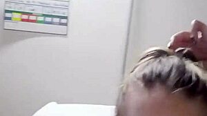 Feeling aroused in the hospital, Julia Fontanelli masturbates intensely.