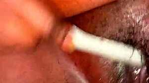 nookiescookies pussy cums from toothbrush fingering repeatedly 😍