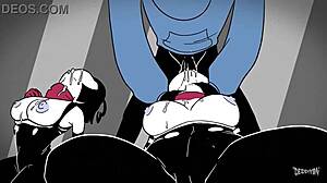 mime and dash in a hot threesome scene