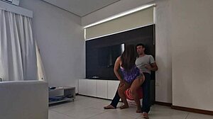 Sexy latina prostitute sucks dick in homemade amateur scene.