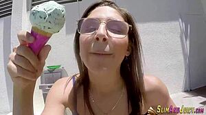 Teen Slut With Bubble Butt Rides Dick Hard In HD