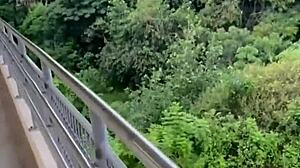 Skinny guy picks up big black cock on street for anal fun!