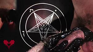 Intense Handjob In Latex Gloves Close-Up