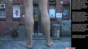 big apple small 18+ gesture in 3d cartoon sex