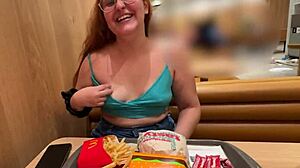 stopped for lunch but trix mendes wanted to fuck