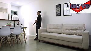 woman traveled called friend for show at home