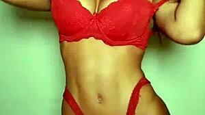 big ass and big tits trying lingerie and posing briana banderas