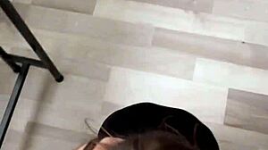 horny young couple engages in sensual cowgirl riding session with maledom vibes