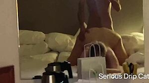 want to see hardcore sex in hotel room with deepthroat and creampie?