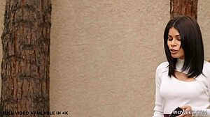 busty assistant offers helping hand to lesbian realtor