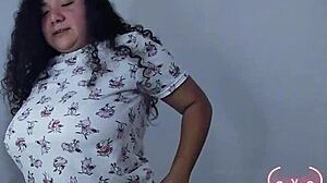 busty latina dances sexy for brother-in-law 😍