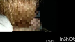 Amateur japanese couple enjoys outdoor blowjob and handjob session