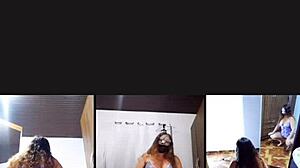 BBW Amateur Undresses and Masturbates with Toys in Homemade Striptease