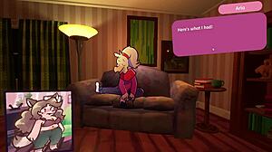 Two Chicks Play Poker in Furry Strip Tease