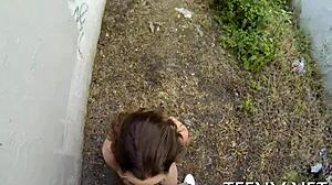 Jizz fills Scarlett's face