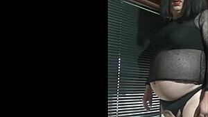 Bisexual Crossdresser Public Milking By The Window Homemade Outdoor Shy Machine Bisexual Crossdressing Gay Public Lactating Amateurs