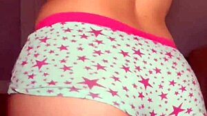 Close up faceless trying on panties from my mv store