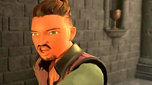 Busty elf dominates and gets rewarded with cock