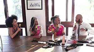 Black Couple At Event