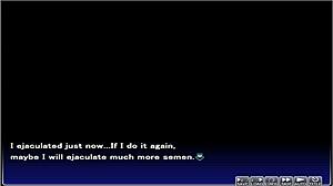 In apartment of love episode 2, the anime character cums inside her during their hentai game session.