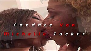 candace von seduces michelle tucker before big black cock threesome