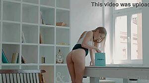 alexis crystal masturbates while trying on panties in fitting room