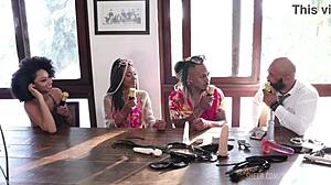 Black Couple At Event