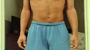 Brunette woman in stockings during work session nine