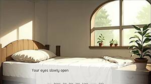 In spirit harem hentai game episode 1, she pleasures her master with bukkake on her huge tits