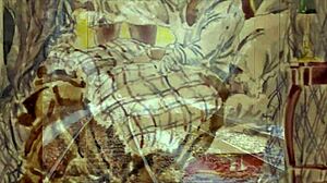 Vintage illustration captures erotic anime style