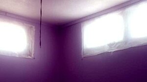 White girl riding dick while giving blowjob in hardcore action with big cock.