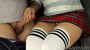 Just dropped the second part of Sanyany’s 2020 handjob compilation. Retro nylon cumshots up close!