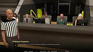 ebony mommy in hospital hentai gameplay 😈